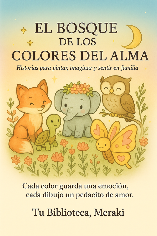 Libro digital (Kids - para colorear): El Bosque de los Colores del Alma.