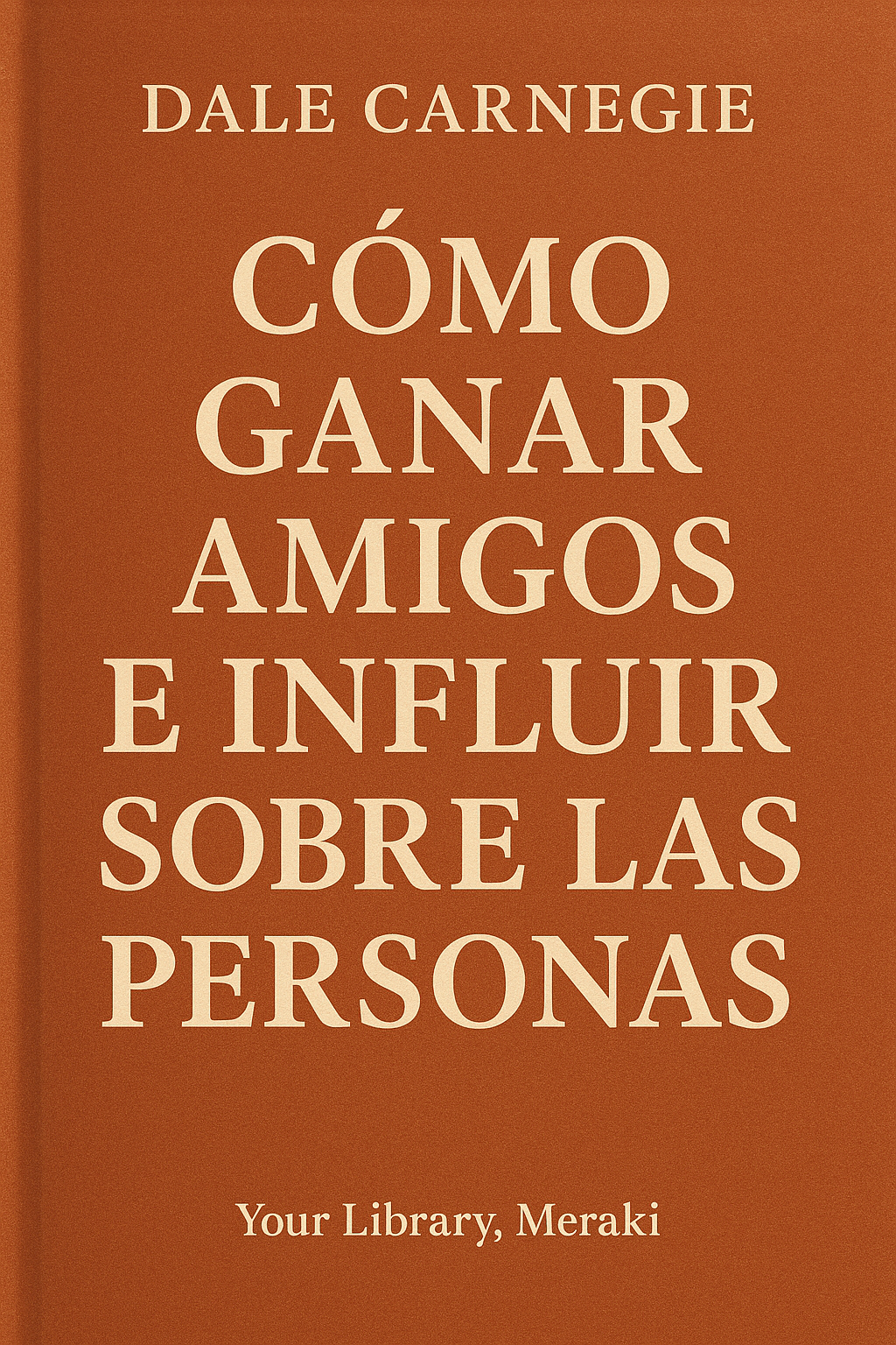 Libro Digital: Cómo ganar amigos e influir sobre las personas.