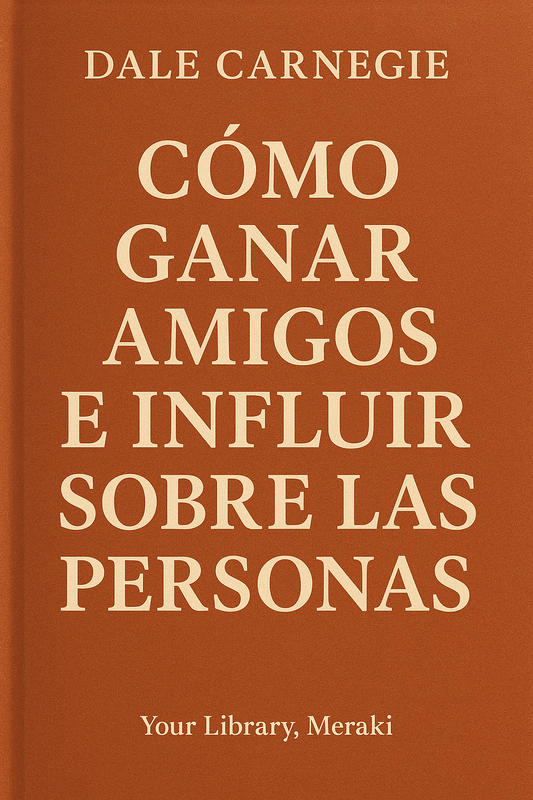 Libro Digital: Cómo ganar amigos e influir sobre las personas.